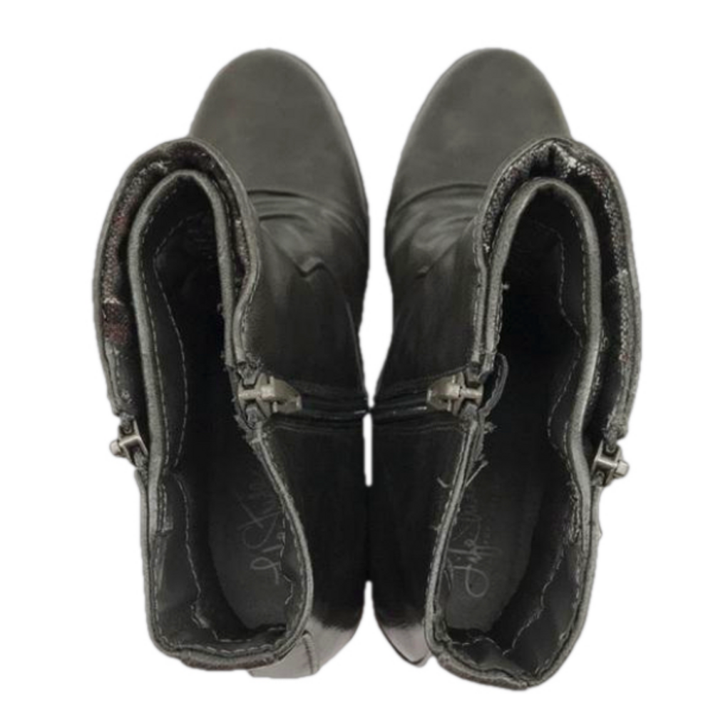 LIFE STRIDE SOFT SYSTEM Watchful Gray Faux Leather Almond Toe Ankle Zip Boots—8M - Picture 11 of 16
